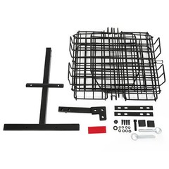 Folding Rear Basket Accessory For Mobility Scooters Power Chairs w/Hitch Receive