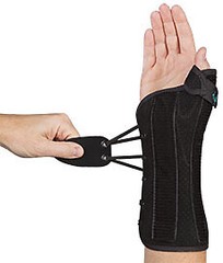 Med Spec Ryno Lacer II – Wrist & Thumb Support – Black