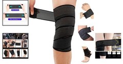 Elastic Knee Wrap – Optimal Compression for Sports & Injury Prevention