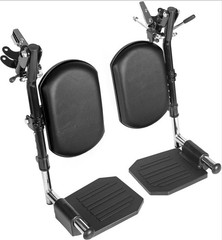 Wheelchair Footrest with Comfort Foam Cushion – Adjustable Lift & Extendable Leg