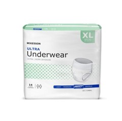 McKesson Ultra Underwear, Incontinence, Heavy Absorbency, XL, 56 Count