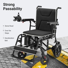 4 Wheels Mobility Scooter Power Wheel Chair Electric Device Compact for Travel