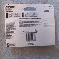 Energizer EZ Turn & Lock+PowerSeal Hearing Aid Batteries, 24-Pack Exp 11/2025