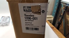 Pillow Paws 1096 # 1096-001 Terries Slipper Adult Teal Socks (Set of 4)