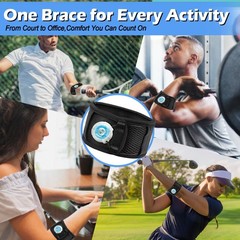 Tennis Elbow Brace for Men & Women – Adjustable Elbow Strap for Tendonitis, T…