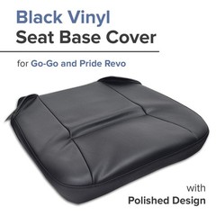 Black Vinyl Seat Base for Go-Go and Pride Revo (SC60/SC63/SC64) Mobility Scooter