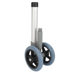 Walker Wheels Flexible Height Replacement Walker Feet Caster with Brake Wheel