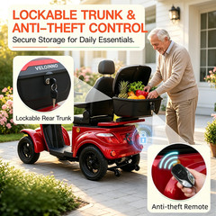 1000W Heavy Duty 4 Wheel Mobility Scooters Electric Powered Chair All M-Scooter