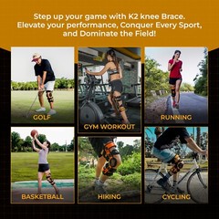 Z1 K2 Knee Brace for ACL Ligament Sports Injuries OA & Knee Pain for Men & Women