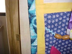 Handmade Fidget & Sensory Quilt Alzheimers, Dementia, Stroke Rehab 26 X 40 NWOT