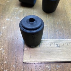 Crutch Cane Walker Chair Rubber Tip Foot 1” non marking (Lot of 4) FREE SHIP
