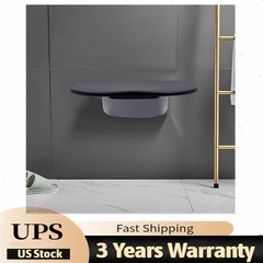 14″ Folding Shower Seat Wall Mounted Bench Modern Bathroom Shower Stool 440lbs~