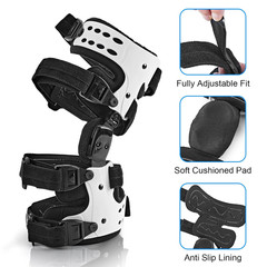OA Unloader Knee Brace for Osteoarthritis & Joint Pain Relief – Left White