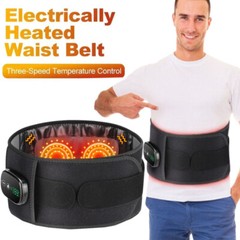1/2PCS Electric Massage Belt Cordless Heated with Back Support Waist Massager