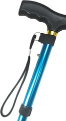 5-Level Adjustable Lightweight Cane with Wrist Strap – Travel-Friendly Design