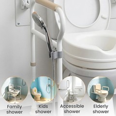 3 Pack Shower Head Holder for Shower Chair, Heavy Duty Handheld Shower Bracket