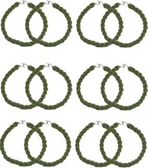Janegio Military Boot Straps Elastic Garters 12 Pack Trouser Blousing Hooks