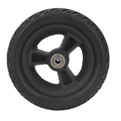 ­6in Wheelchair Wheel PU Non Slip Wear Resistant Strong Bearing Capacity Walker