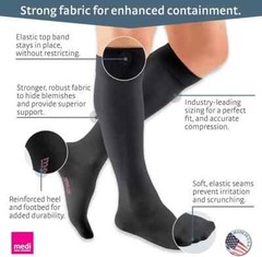 Mediven Motion Sport Calf-High Compression Socks 16-20 mmHg Black Large