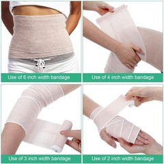 20 Pack Elastic Bandage Wraps 2″-6″ Stretchable Compression for Legs, Knees, Wri