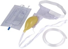 1000ml Reusable Male Portable Urinal Pee Holder Bag for Urinary Incontinence Aid