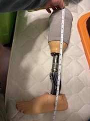 Ottobock Bulldog/Trulife/Soleus Prosthetic Leg Below Knee Left, SEE DESCRIPTION