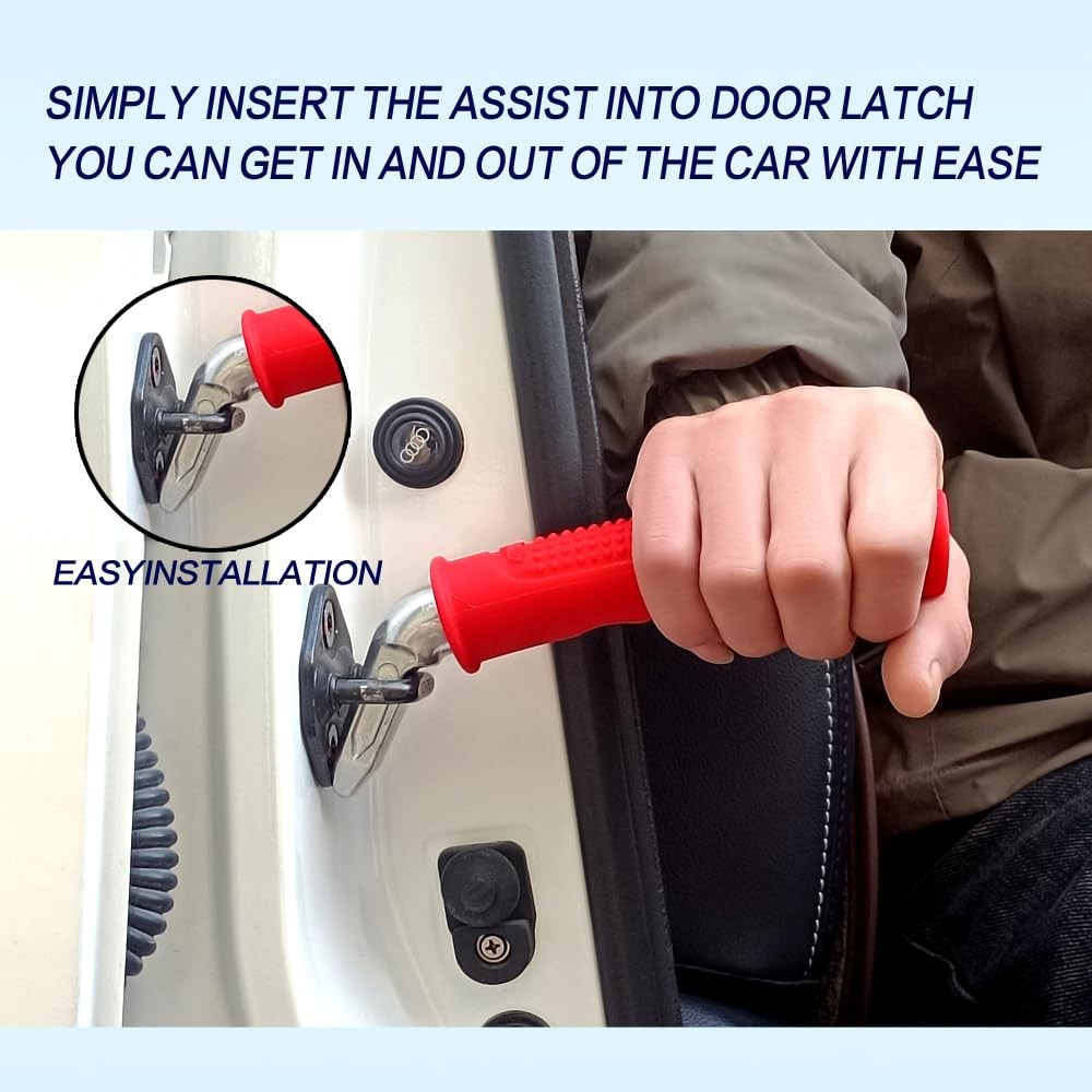 Car Door Handle for Elderly, Stand Assist Support Bar for Safer Entry & Exit