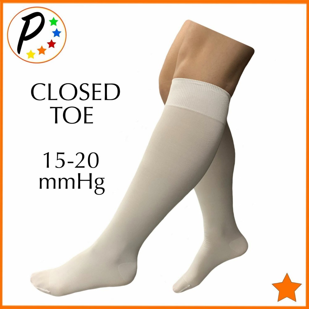 🟠 Presadee Closed Toe 15-20 mmHg Moderate Compression Leg Full Length Socks