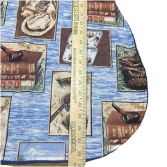 Adult Bib Clothing Protector Special Needs Elderly Washable Handmade 32” Fishing