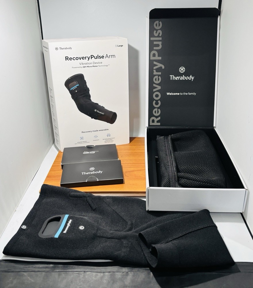 herabody RecoveryPulse Arm — Large | Vibration Recovery Device | QX-Micro Motor