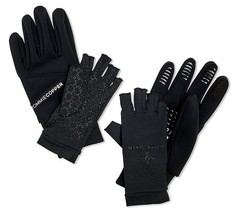2 Pack Tommie Copper 2-in-1 All Weather Compression Glove Combo – Black/Medium
