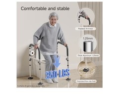 Toilet Safety Rails,Height-Adjustable Toilet Frame Width-Adjustable Toilet Safe