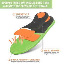 Breathable Orthopedic Sole Insoles Correction Flat Foot High Arch Insert Support