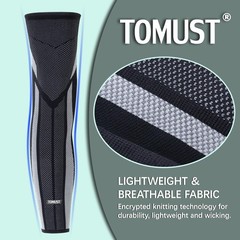 Full Leg Compression Sleeve (Pair), Thigh Support, Calf Protect, Anti Slip Lo…