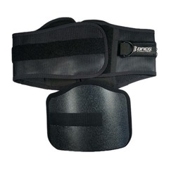Breg Basic Lumbar Support Back Brace Belt with Removable Foam Pad Black Medium