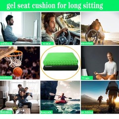 Plus Size Gel Seat Cushion for Long Sitting, Extra Large and Thick Seat Cushi…