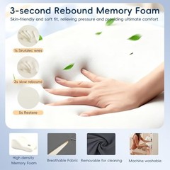 Natural Latex Wedge Pillow for Couples & Maternity – Ergonomic Support Cushion