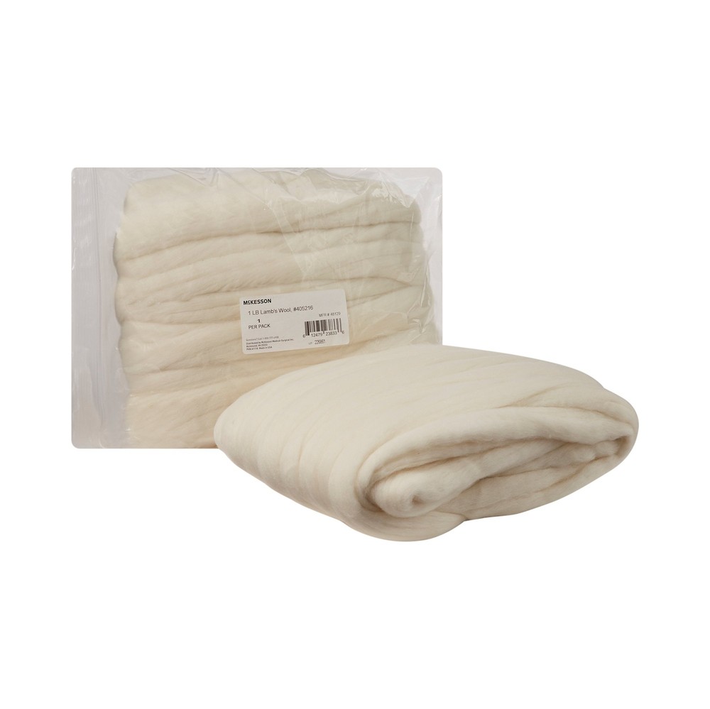 McKesson Off White Lamb’s Wool Padding 1 lb. 48129