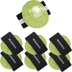 Arch Support Compression Sleeves, 3 Pairs, Cushioned Foot Relief Black/Green