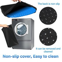 Large Gel Seat Cushion for Long Sitting with NonSlip Cover,Soft & Breathable,…