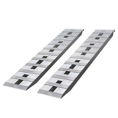 2 Pack Rectangular Trailer Ramp Aluminum Truck Car Trailer Ramp 6000 lbs