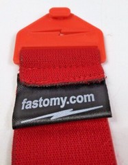 Fastomy non-slip Red Ostomy Belt Compatible with Convatec & Hollister