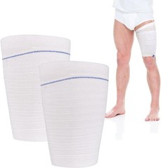4Pcs Fabric Catheter Leg Bag Holder Sleeves Foley Urine Bags Stay in Place Strap