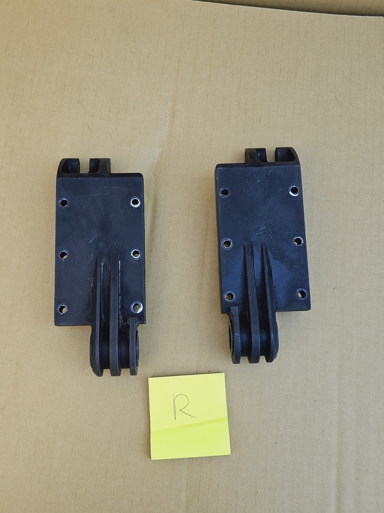 PAIR Quickie Motor Mounts Hanger Brackets for QM-710 715 720 Used Parts Plate