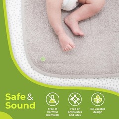 Bedwetting & Incontinence Waterproof Bed Mat – Reusable Underpad. Secure Plac…