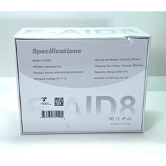 Royal Hearing Aid Bluetooth Wireless Headphones Earbuds Charging Case F-AID 8