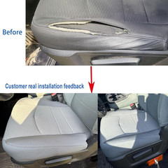Driver Side Bottom Replacement Cloth Seat Cover Gray #X8 Compatible with Dodge R