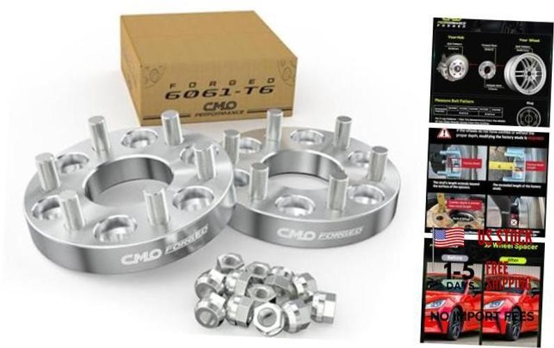 6×132 to 6×139.7 Wheel Adapters 25mm (1″) 74.5mm Bore M14x1.5 Studs (2pcs) |