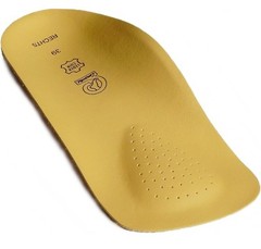 *Left* Emsold Thin Orthotic Metatarsal Pad Deep Heel Semi-Rigid Arch Support