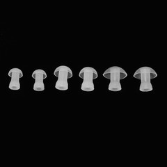6pcs Hearing Aid Earplug Soft Silicone Replacement Buds For All-Day Comfort